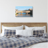 Altbrücke Ponte Vecchio - Florenz, Italien Leinwanddruck (Insitu (Schlafzimmer))