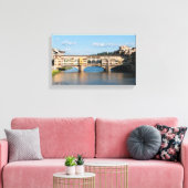 Altbrücke Ponte Vecchio - Florenz, Italien Leinwanddruck (Insitu (Wohnzimmer))