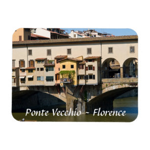 Altbrücke Ponte Vecchio - Florenz, Italien Magnet