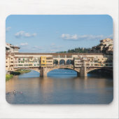 Altbrücke Ponte Vecchio - Florenz, Italien Mousepad (Vorne)