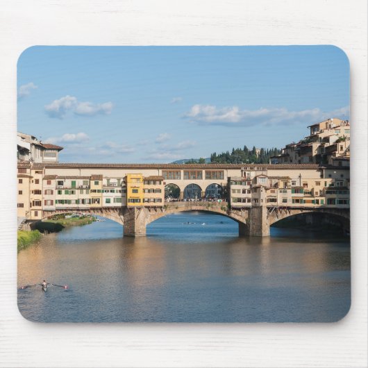 Altbrücke Ponte Vecchio - Florenz, Italien Mousepad (Vorne)