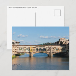 Altbrücke Ponte Vecchio - Florenz, Italien Postkarte