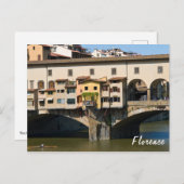 Altbrücke Ponte Vecchio - Florenz, Italien Postkarte (Vorne/Hinten)