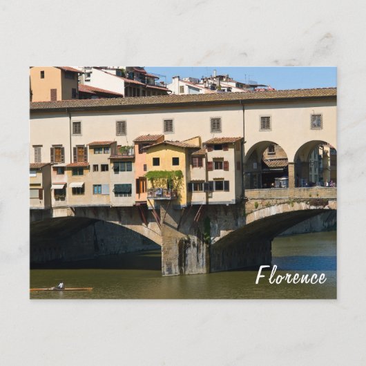 Altbrücke Ponte Vecchio - Florenz, Italien Postkarte (Vorderseite)