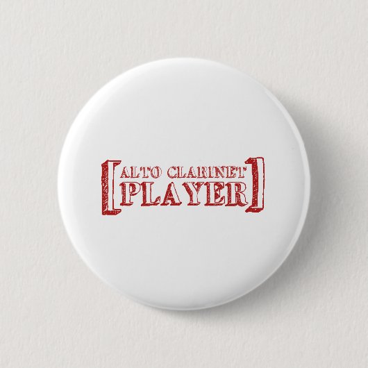 Altclarinet-Spieler Button (Vorderseite)