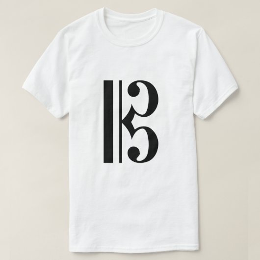 AltClef/C-Clef T-Shirt (Design vorne)