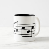 Altclef-Fab Vater-Kaffee-Tassen-Musiknoten Zweifarbige Tasse (VorderseiteRechts)