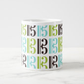 Altclef-Muster Jumbo-Tasse (Vorderseite)