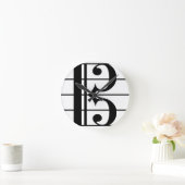 AltClef Runde Wanduhr (Zuhause)