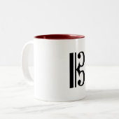 AltClef Zweifarbige Tasse (Vorderseite Links)