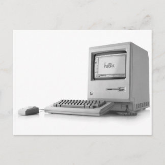 Altcomputer Postkarte