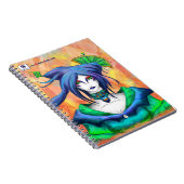 AltDelta : Blue Geisha Notebook Notizblock (Rechte Seite)