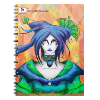 AltDelta : Blue Geisha Notebook Notizblock