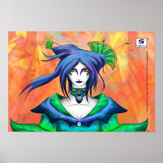 AltDelta : Blue Geisha Poster (Vorne)