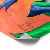 AltDelta : Blue Geisha Poster (Ecke)