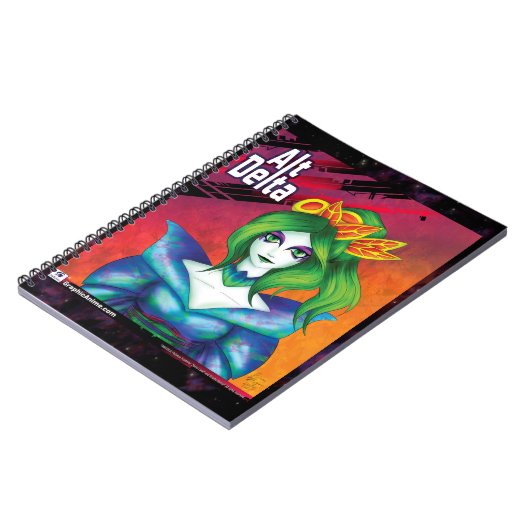 AltDelta: Kabuki Green Notebook Notizblock (Linke Seite)