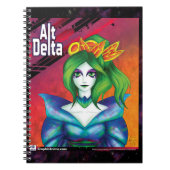AltDelta: Kabuki Green Notebook Notizblock (Vorderseite)