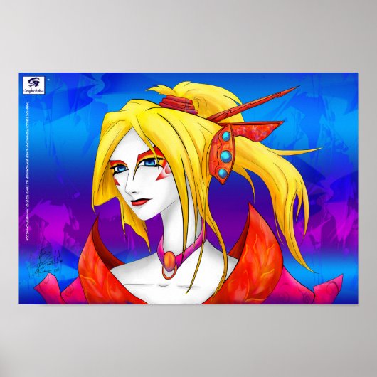 AltDelta : Yellow Geisha Poster (Vorne)