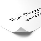 Altdeutsch, Bayern, Schwarzwald, Geschäftszeichen Poster (Ecke)