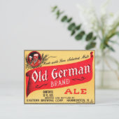 altdeutsche Marke Postkarte (Stehend Vorderseite)