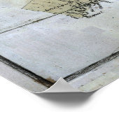 Alte 1766 Connecticut Karte Poster (Ecke)