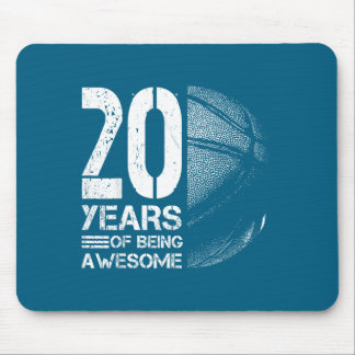 Alte 20 20. Spieler Basketball Basketball Jahre Mousepad