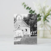 Alte Abandoned Architecture Indiana Church Foto Postkarte (Stehend Vorderseite)