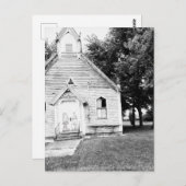 Alte Abandoned Architecture Indiana Church Foto Postkarte (Vorne/Hinten)
