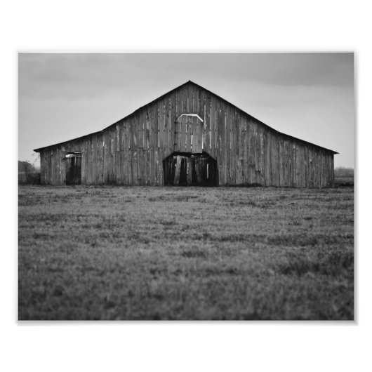 Alte abandonierte Scheune Fotodruck (Vorne)