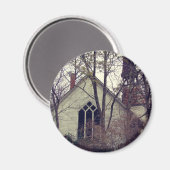 Alte abandrische Kirche Magnet (Vorderseite/Rückseite)