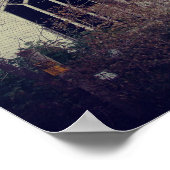 Alte abandrische Kirche Poster (Ecke)