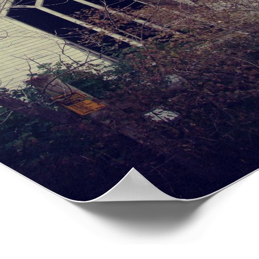 Alte abandrische Kirche Poster (Ecke)