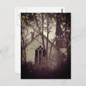 Alte abandrische Kirche Postkarte (Vorne/Hinten)