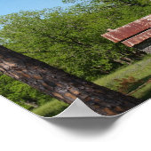 Alte abgebrochene Zuhause in South GA Canvas Print Poster (Ecke)