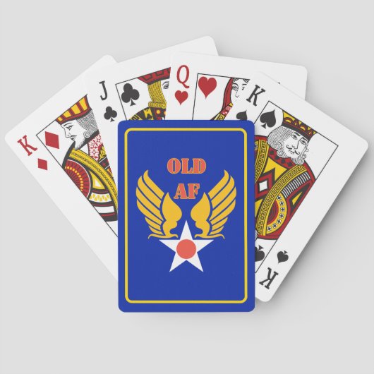 Alte AF Spielkarten (Rückseite)