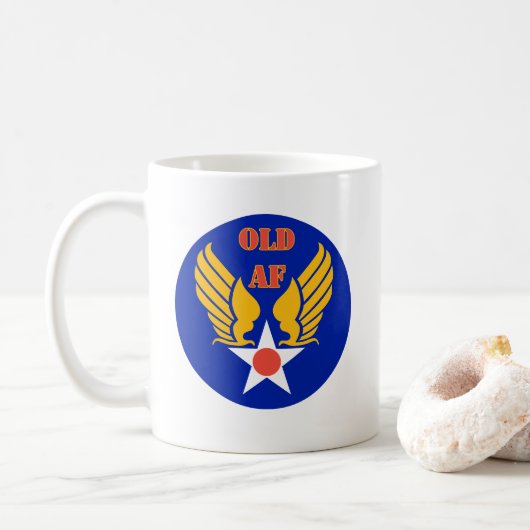 Alte AF-Tasse Kaffeetasse (Mit Donut)