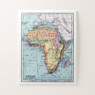 Alte Afrikakarte Puzzle