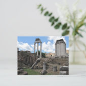Alte Agora-Tempelruinen Postkarte (Stehend Vorderseite)