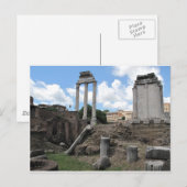 Alte Agora-Tempelruinen Postkarte (Vorne/Hinten)