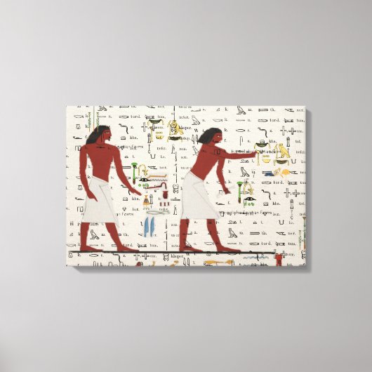 Alte Ägypter Leinwanddruck (Vorderseite)