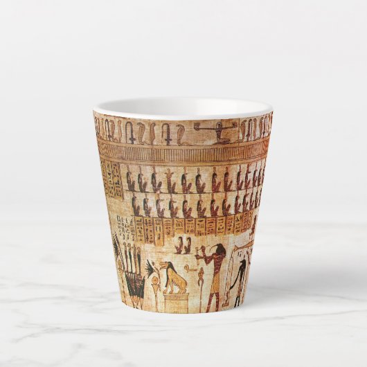 Alte Ägypter Todesgericht Maat Godess Milchtasse (Vorderseite)
