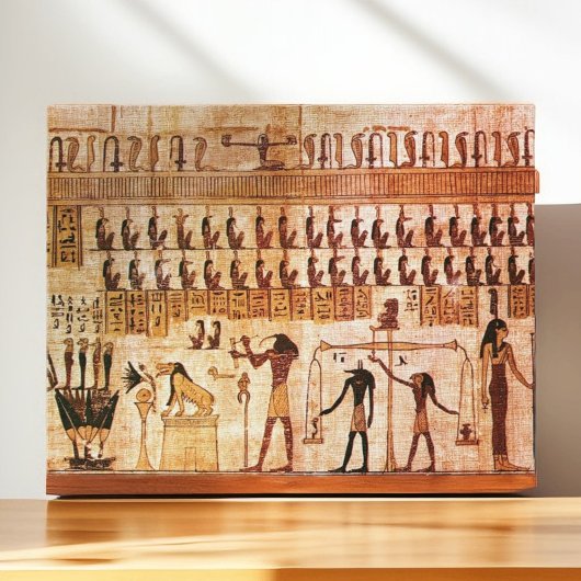 Alte Ägypter Todesgericht Maat Godess Postkarte