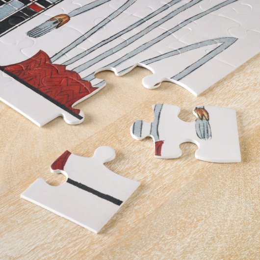 Alte ägyptische Adler Illustration und Ägypten Kun Puzzle (Seite)