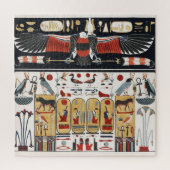 Alte ägyptische Adler Illustration und Ägypten Kun Puzzle (Vertikal)