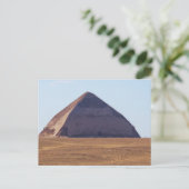 Alte Ägyptische Bent Pyramid - Dahshur Postkarte (Stehend Vorderseite)