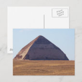 Alte Ägyptische Bent Pyramid - Dahshur Postkarte (Vorne/Hinten)