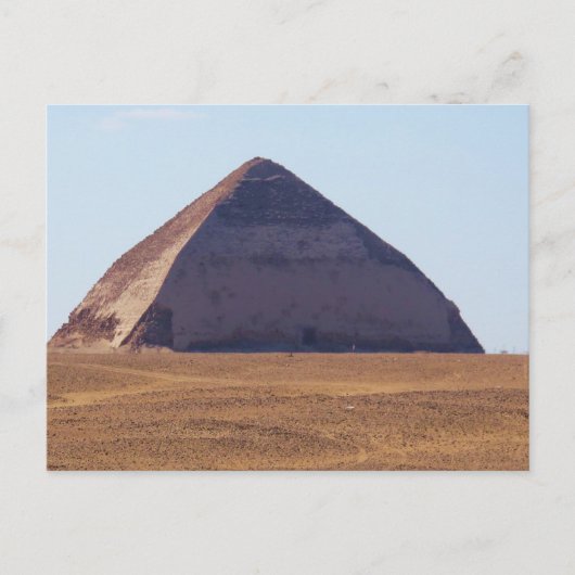 Alte Ägyptische Bent Pyramid - Dahshur Postkarte (Vorderseite)