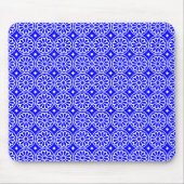 Alte ägyptische Blume - Blau Mousepad (Vorne)