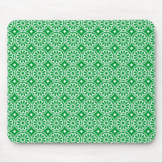 Alte ägyptische Blume - Gras grün Mousepad