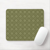 Alte ägyptische Blume - Khaki und Murky Green Mousepad (Mit Mouse)